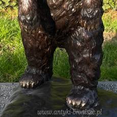 niedźwiedź z brązu - MIŚ NIEDŹWIADEK stojący 110cm