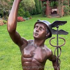 MERKURY - HERMES patron biznesu FIGURA Z BRĄZU