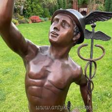 MERKURY - HERMES patron biznesu FIGURA Z BRĄZU