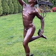 MERKURY - HERMES patron biznesu FIGURA Z BRĄZU