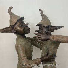 TANIEC SKRZATÓW SKRZAT figura z brązu