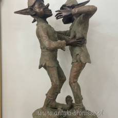 TANIEC SKRZATÓW SKRZAT figura z brązu