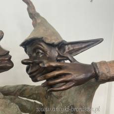 TANIEC SKRZATÓW SKRZAT figura z brązu