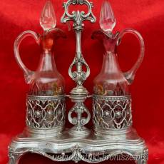 Cudny kabaret olej ocet srebro pr 950 633 g 1819-1838 rok