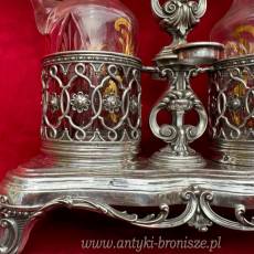 Cudny kabaret olej ocet srebro pr 950 633 g 1819-1838 rok