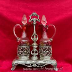 Cudny kabaret olej ocet srebro pr 950 633 g 1819-1838 rok