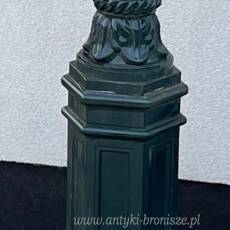 PAŁACOWA DUŻA LAMPA OGRODOWA alu TRÓJRAMIENNA