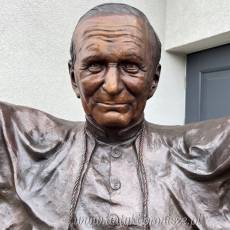 JAN PAWEŁ II duża figura z brązu 190 cm PAPIEŻ