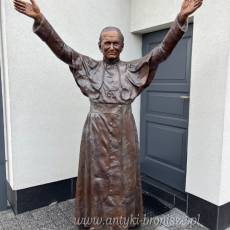 JAN PAWEŁ II duża figura z brązu 190 cm PAPIEŻ