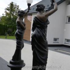 FIGURALNE LAMPY Z BRAZU komplet POSTACIOWE KOBIETY