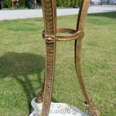 STOLIK-KWIETNIK porcelana z brązem H=106 cm ZOBACZ