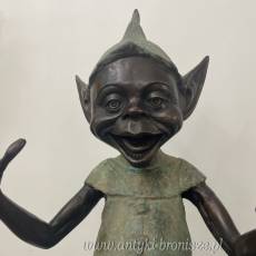SKRZAT NA DYMIONIE - Figura z brązu Troll Gnom