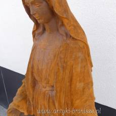 WYKOPEK - zardzewiała FIGURA MATKA BOSKA duża
