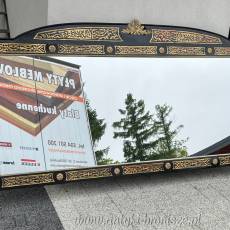 Lustro BOULLE duże 120 x 230 cm