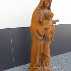 WYKOPEK - zardzewiała FIGURA ŚW KINGA