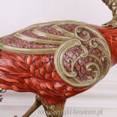 Dostojny BAŻANT porcelana z brązem