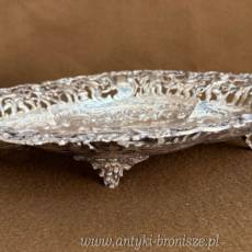 PATERA z aniołkami cherubinki srebro ! 626 g 1890rok
