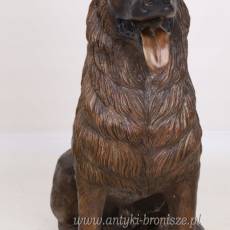 OWCZAREK NIEMIECKI - PIES figura z brązu DOG