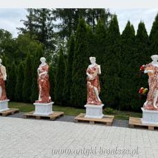 DUŻE FIGURY MARMUROWE marmur wys 205 cm 4 pory