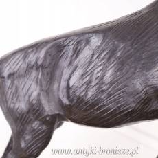 DUŻY JELEŃ Z BRĄZU 74 cm CIĘŻKI