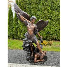 ARCHANIOŁ duża figura z brązu UNIKAT