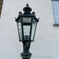 Pojedyncza lampa ogrodowa ALU faza