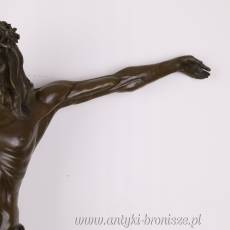 Pan Jezus - z brązu KRZYŻ duża figura 65 x 62 cm