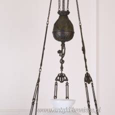 LAMPA LATARNIA NAFTOWA stara - PAŁACOWA -WISZĄCA