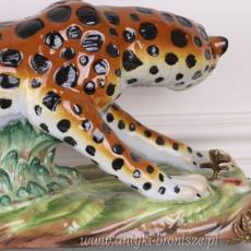 PANTERA - JAGUAR porcelana z brązem 78 cm