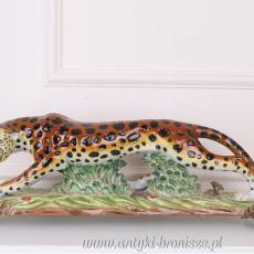 PANTERA - JAGUAR porcelana z brązem 78 cm