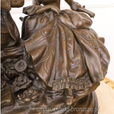 ARYSTOKRACI - DUŻA FIGURA Z BRĄZU grajki