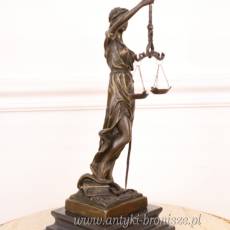Deposee Mayer - TEMIDA Doskonała Rzeźba z BRĄZU! 33 cm