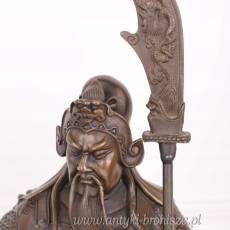 generał Guan Yu - SAMURAI figura z brązu