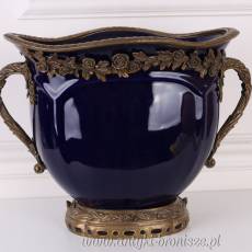 WAZA -Porcelana z brązem SYGN. KOBALT