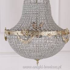 LAMPA ŻYRANDOL KRYSZTAŁ- gruszka 110 cm Fi 60 cm