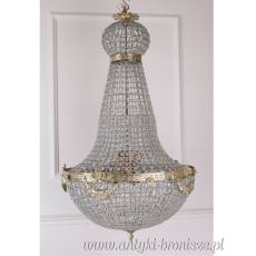 LAMPA ŻYRANDOL KRYSZTAŁ- gruszka 110 cm Fi 60 cm