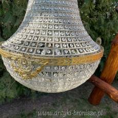 lampa ZYRANDOL Z KRYSZTAŁKAMI- grus 95 cm Fi 50 cm
