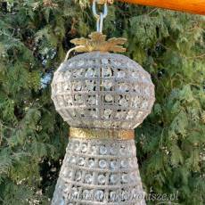 LAMPA ŻYRANDOL KRYSZTAŁ- gruszka 100 cm Fi 60 cm