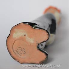 Klaun ceramiczny projekt Magdy Szemlér Węgry lata 70te wys.11cm