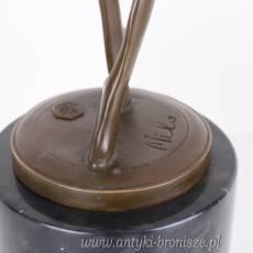 NOWOCZESNA FIGURA Z BRĄZU -KOBIETA TANCERKA
