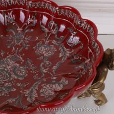 PATERA Porcelana z Brązem NA ANIOŁKACH! RED