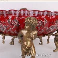 PATERA Porcelana z Brązem NA ANIOŁKACH! RED