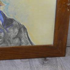 WYSPIAŃSKI - stara pastel - szyba