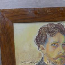 WYSPIAŃSKI - stara pastel - szyba