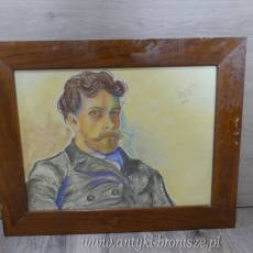 WYSPIAŃSKI - stara pastel - szyba