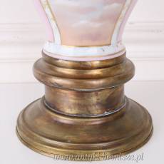 DUŻY ZABYTKOWY MŁYNEK porcelana malowany SCENA