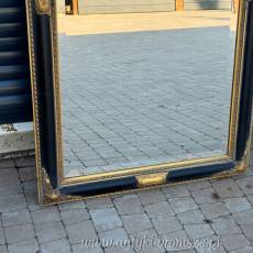 DELIKATNE -LUSTRO RAMA CZARNO - ZŁOTA 137 X 76 PION POZ.