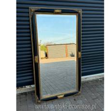 DELIKATNE -LUSTRO RAMA CZARNO - ZŁOTA 137 X 76 PION POZ.