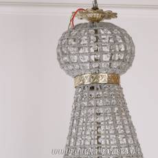 ŻYRANDOL KRYSZTAŁOWY -LAMPA gruszka 90 X 50 cm
