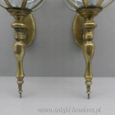 DWA LAMPIONY LATARNIE boczne H 90 cm komplet!
